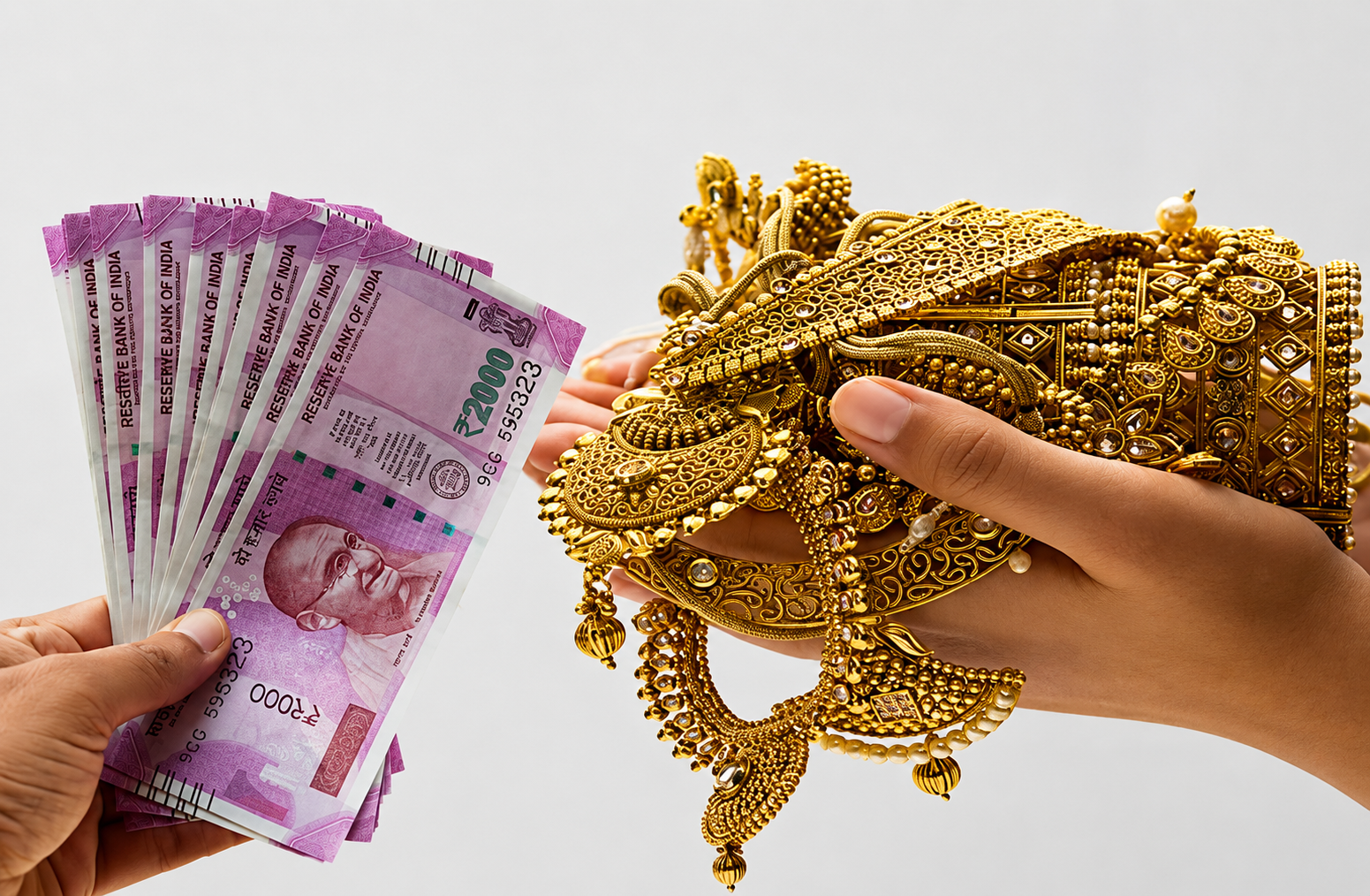 Gold loan cash against ornaments